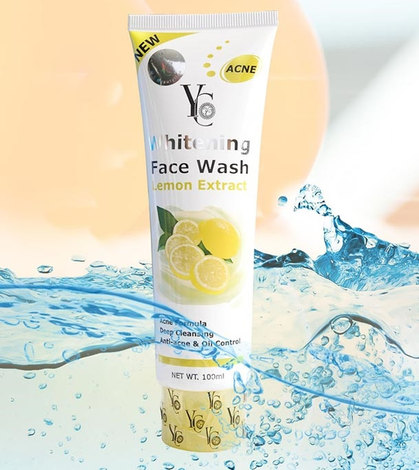 YC Whitening Lemon Extract Face Wash - 100ml (Thailand)