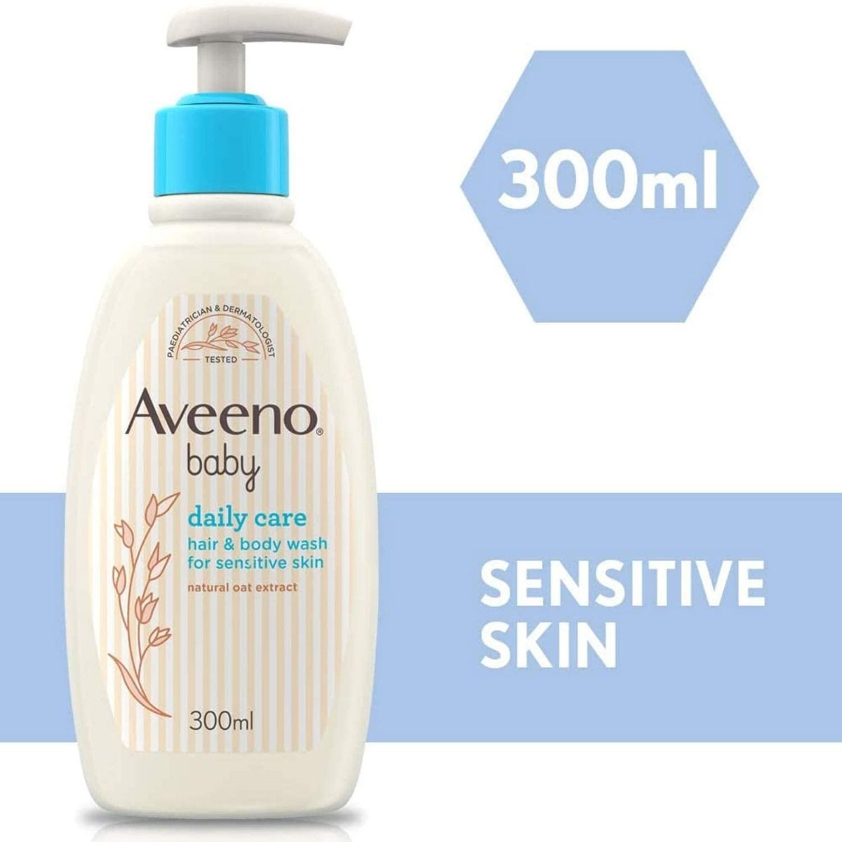 Aveeno Baby Daily Hair & Body Wash - 300ml (Greece)