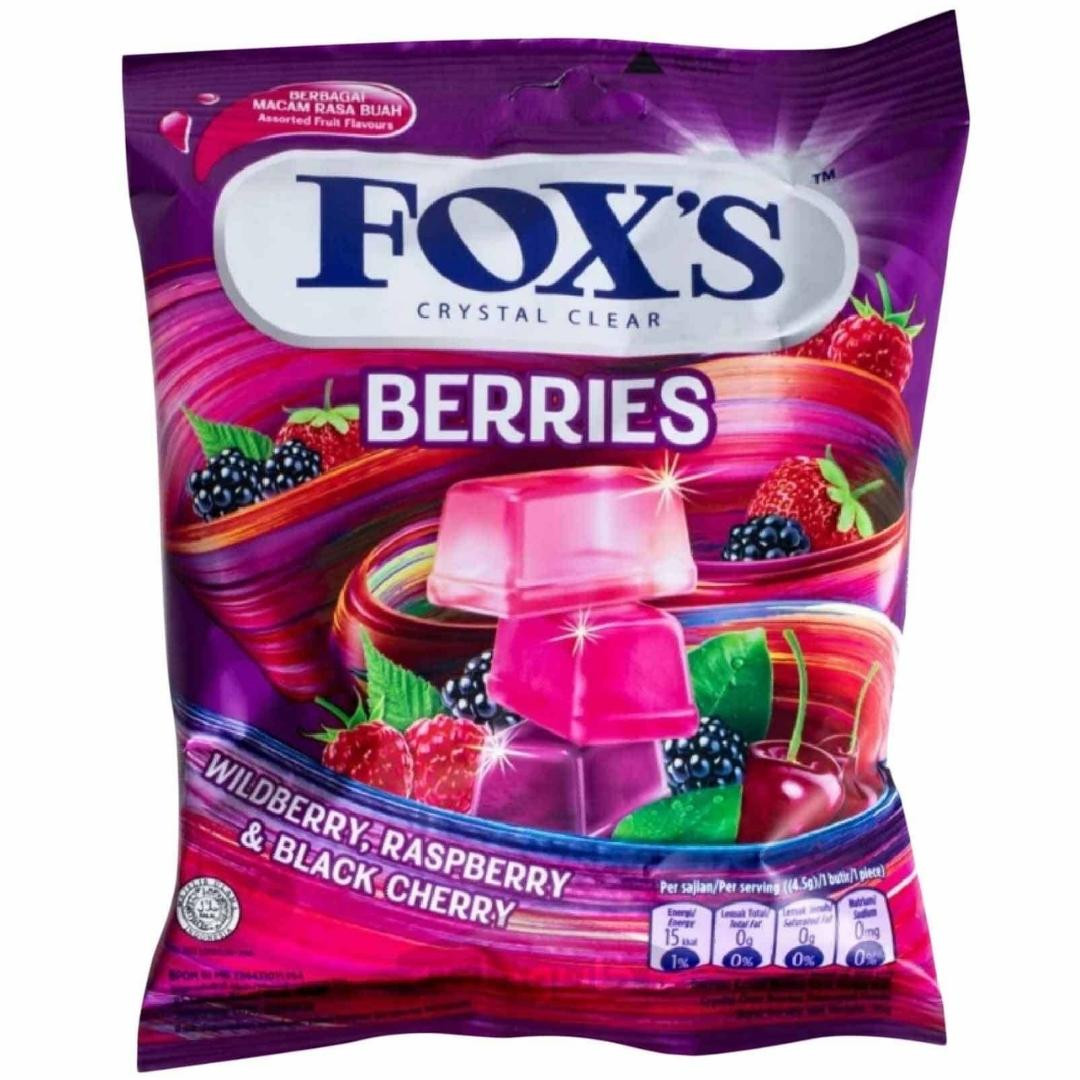 Foxs Crystal Clear Berries Chocolate - 90g