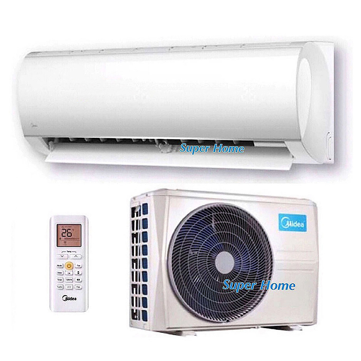 Midea Inverter 1.5 Ton Ac Split Type Air Conditioner 5 Year Compressor Official Warranty