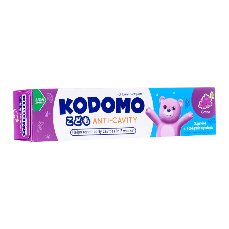 Kodomo Anti Cavity Toothpaste Grape (0-6 Years) - 80g (Thailand)