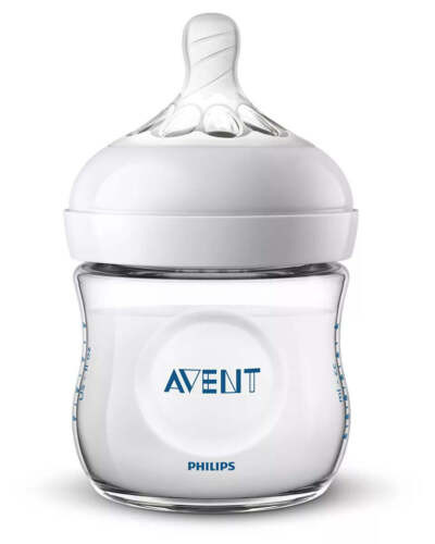 Philips Avent Plastic Natural Baby Feeding Bottle (SCF030/20) - 125ml (Indonesia)