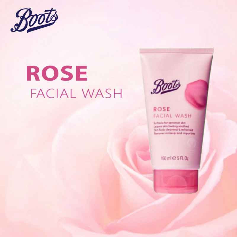 Boots Rose Moisturising Cream Suitable for Sensitive Skin - 100ml (China)