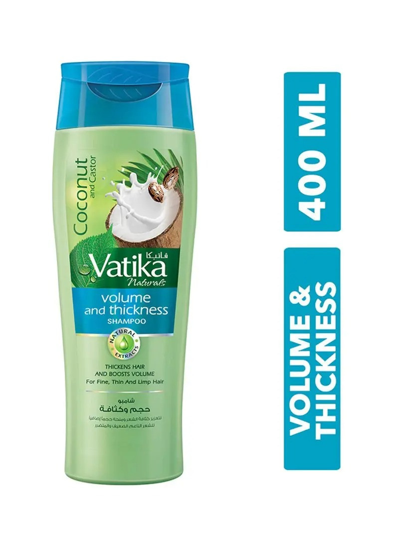 Vatika Coconut & Castor Volume Shampoo - 400ml (UAE)
