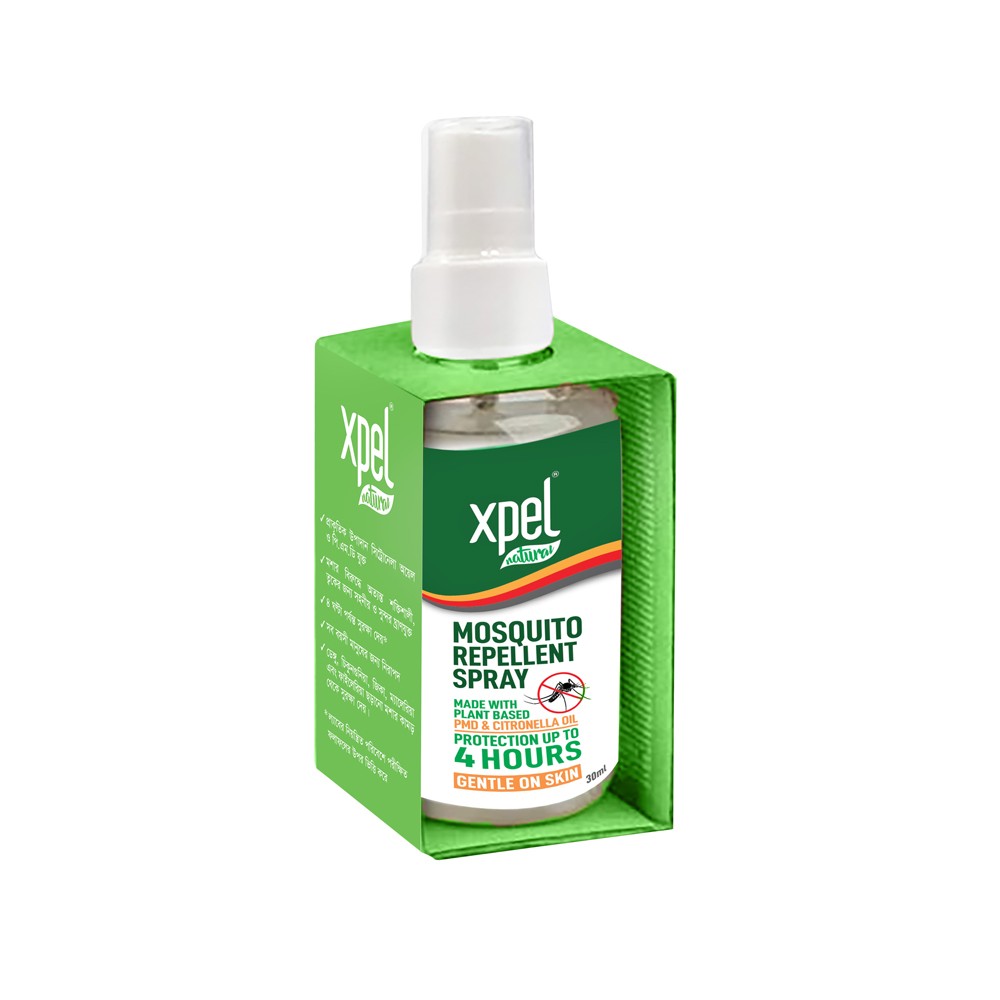 Xpel Natural Mosquito Repellent Spray Size: 30ml