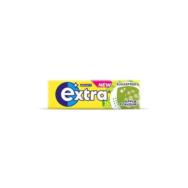 Wrigleys Extra Apple Flavour Chewing Gum 3 Packs - 42g (Imported from UK)