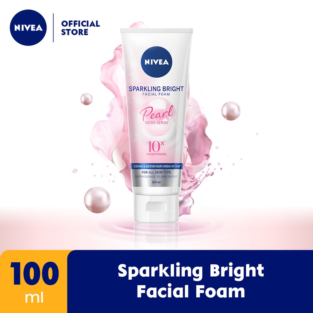 Nivea Sparkling Bright Facial Foam - 100ml