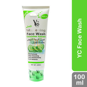 YC Whitening Cucumber Extract Face Wash - 100ml (Thailand)