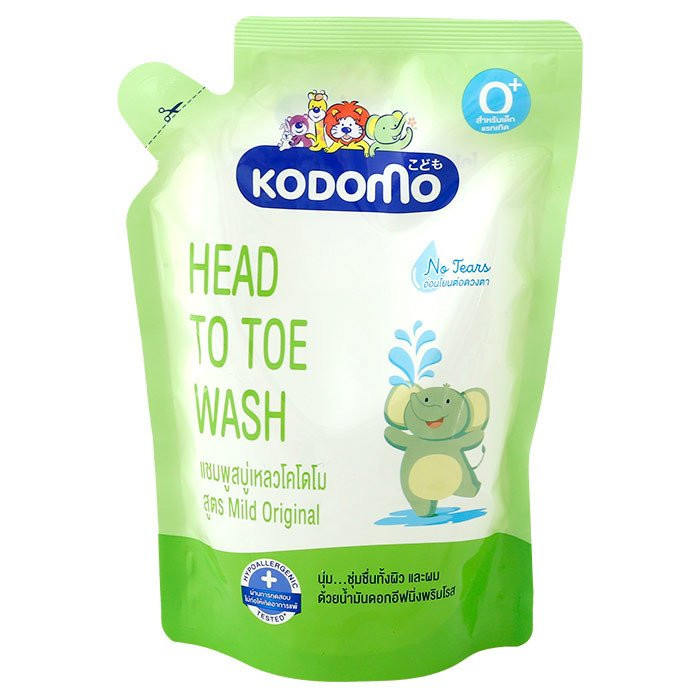 Kodomo Head To Toe Wash 0+ 380ml (Thailand)