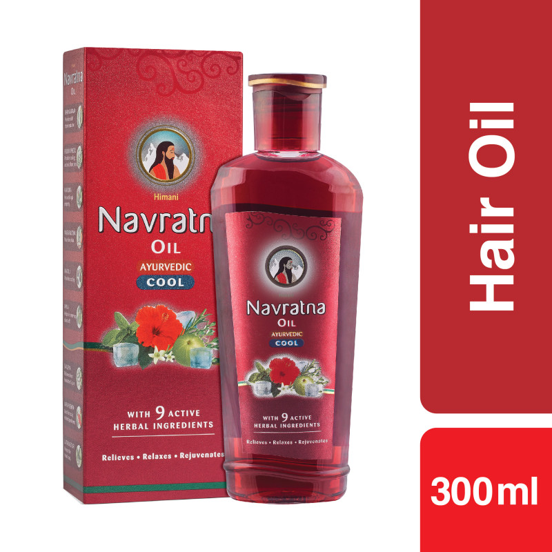 Himani Navratna Herbal Cool Hair Oil - 300ml (India)