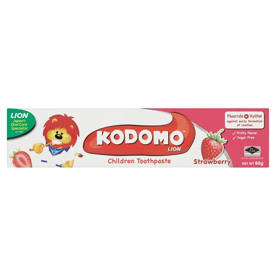 Kodomo Strawberry Childrens Toothpaste - 80g (Thailand)