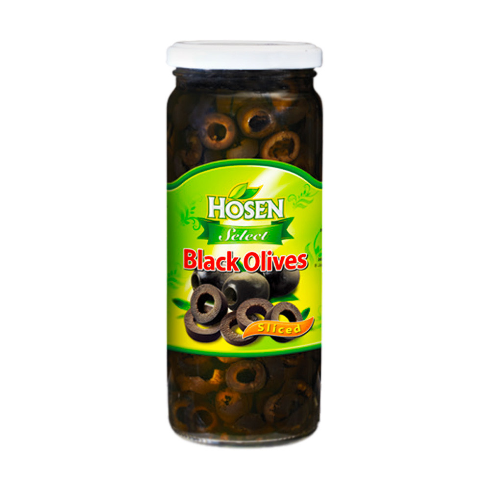 Hosen Select Black Olives Pitted - 345g (Spain)