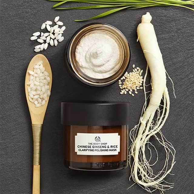 The Body Shop Chinese Ginseng & Rice Clarifying Polishing Mask - 75ml (UK))