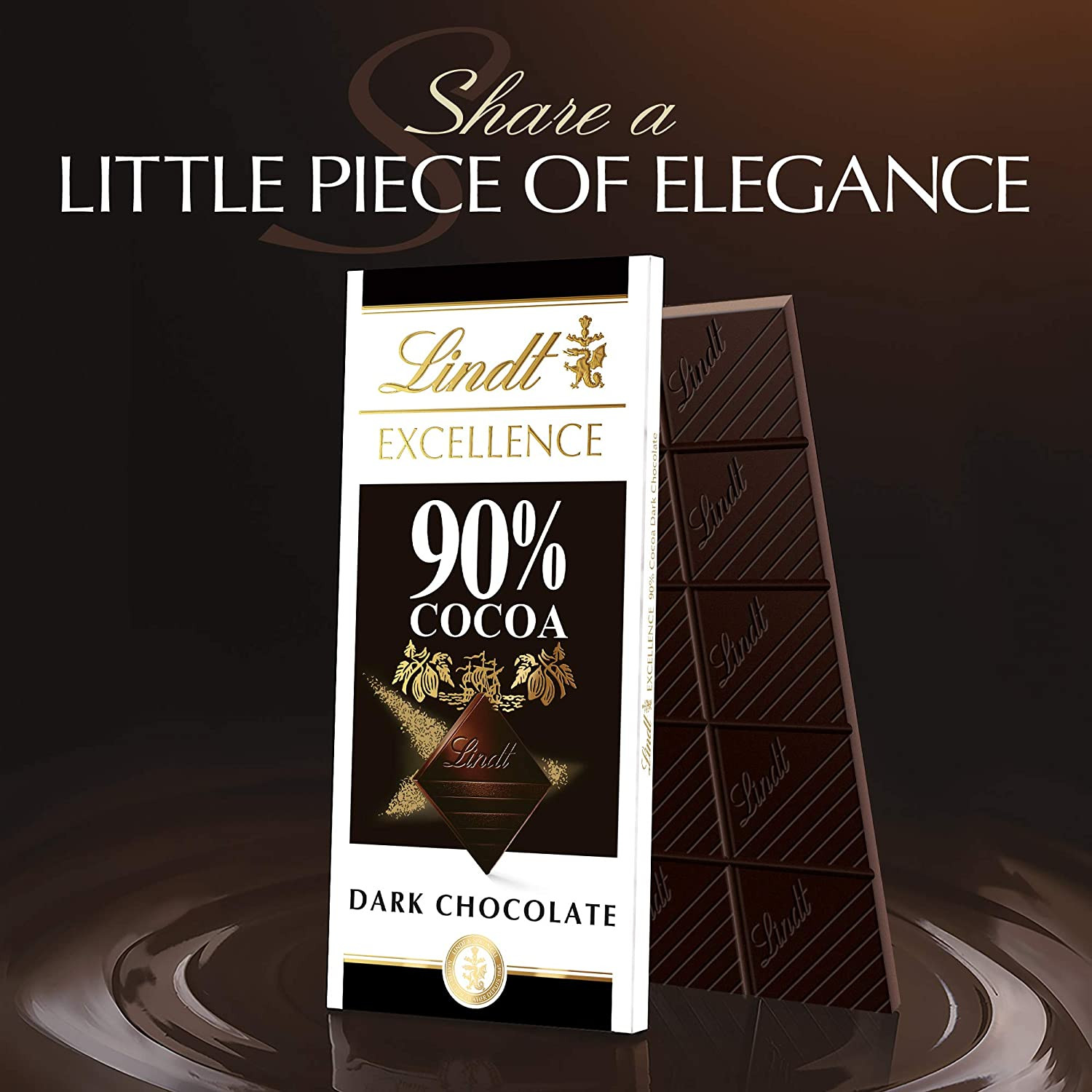Lindt Excellence 90% Cocoa Supreme Dark Chocolate - 100g (Germany)