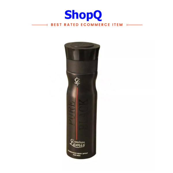 PURE BLACK Body Spray – 200ml (UAE)