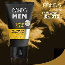 Ponds Men Power Clear Facial Scrub - 100g