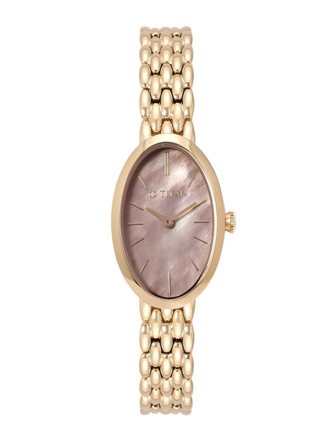 Titan 95246YM01 Chain Bracelet Watch for Female