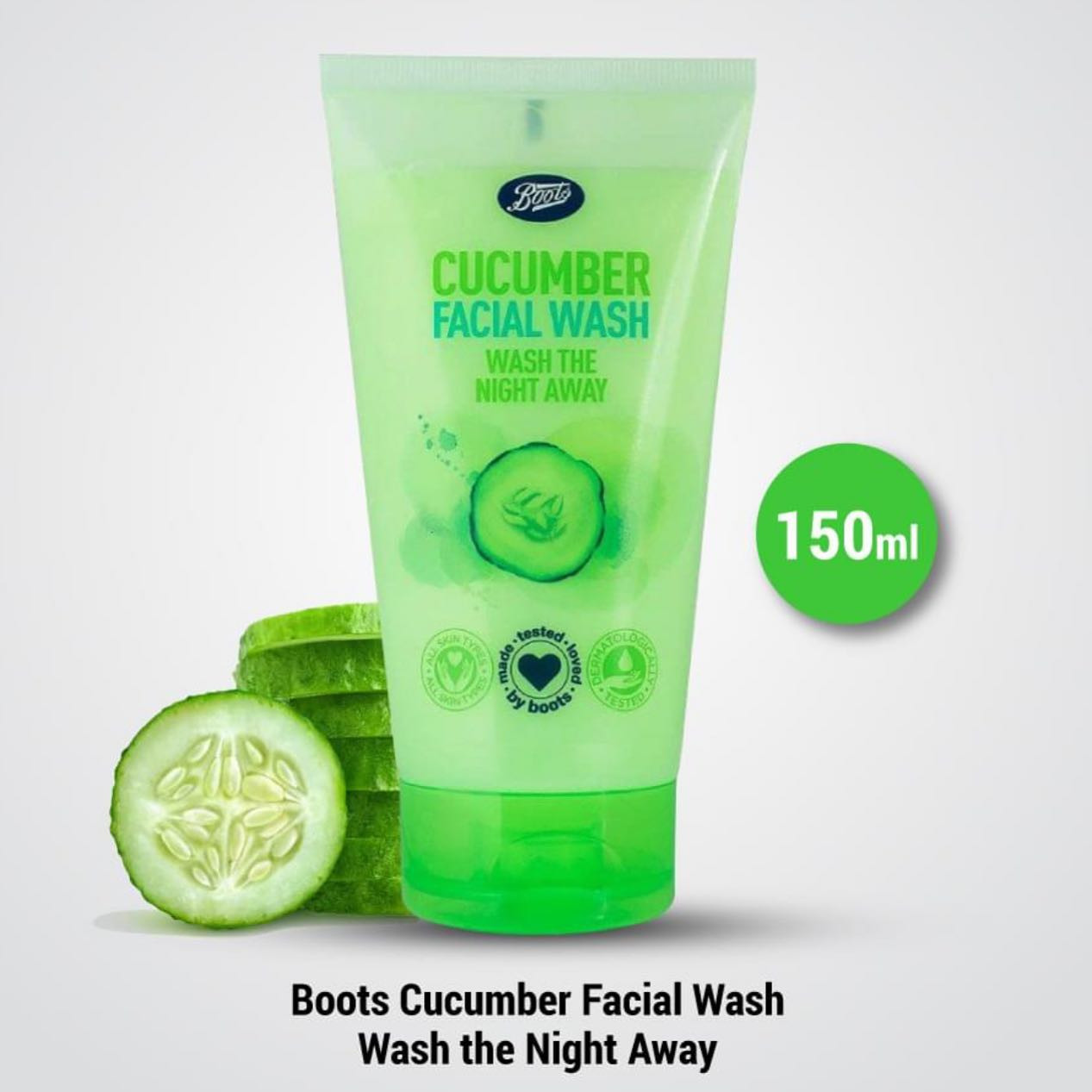 Boots Cucumber Face Wash - 150ML (UK)
