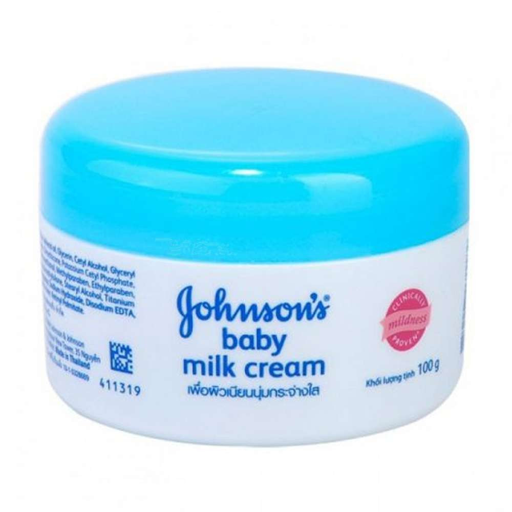 Johnsons Milk + Rice Baby Cream - 50g (Thailand)