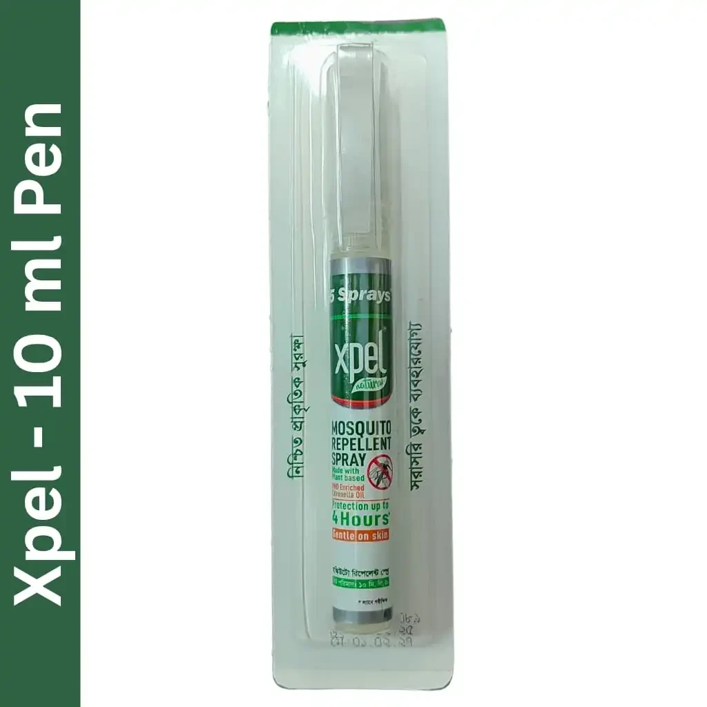 Xpel Natural Mosquito Repellent Pen Spray 10ml