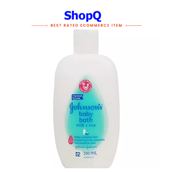 JOHNSONS Milk & Rice Bath – 200ml (Thailand)