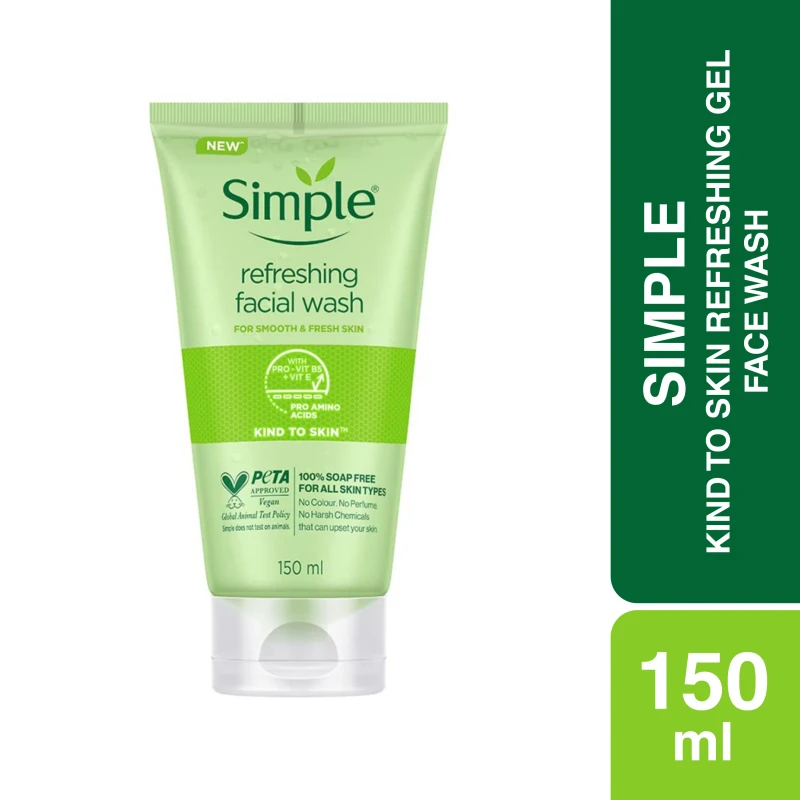 SIMPLE Face Wash – Refreshing – 150ml