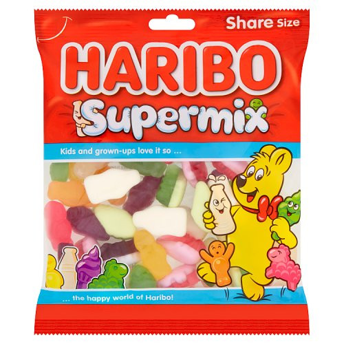 Haribo Supermix Jelly Sweets Candy - 160g (Imported From UK)