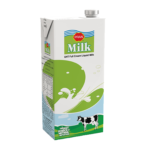 Pran UHT Full Cream Liquid Milk - 1 Ltr (BD)