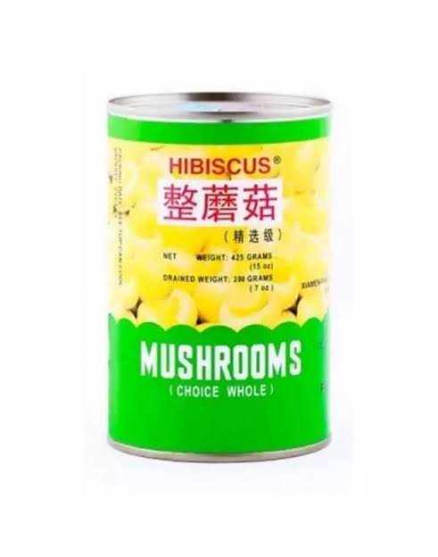 Hibiscus Mushrooms Choice Whole Can - 425g (China)
