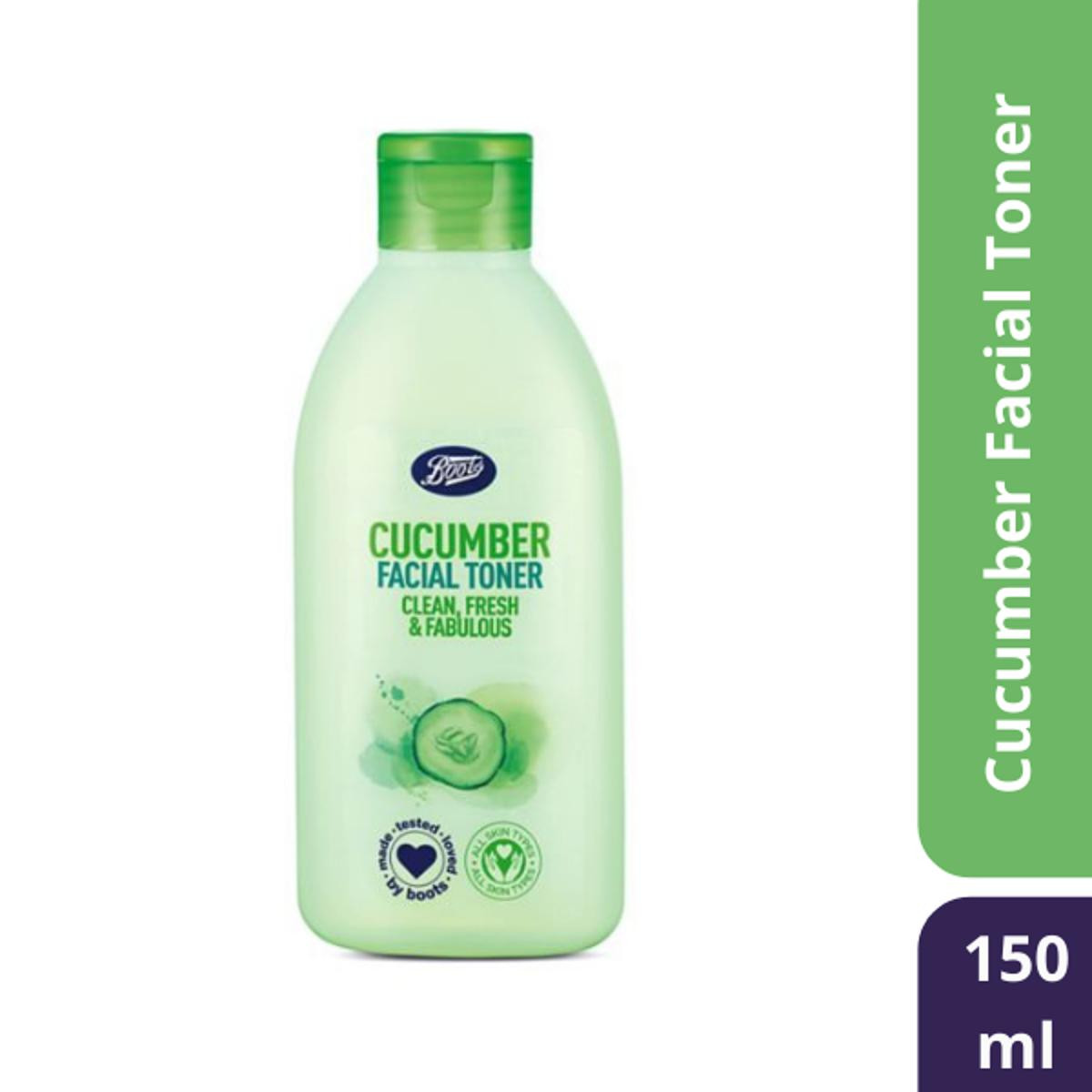 Boots Cucumber Facial Toner Enriched with Colling - 150ml (UK)