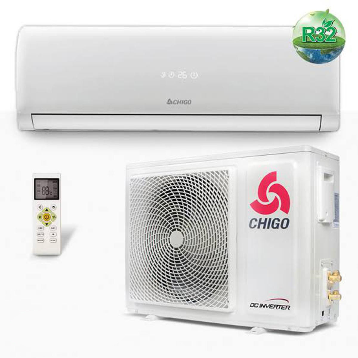 CHIGO Inverter 1.5 Ton Ac Split Type Air Conditioner 5 Year Compressor Official Warranty
