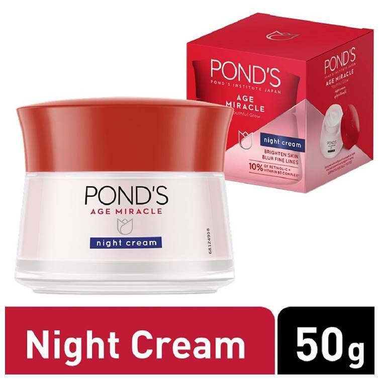 Ponds Age Miracle Night Cream - 50g (Thailand)