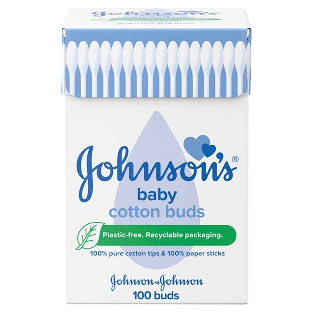 Johnsons Baby Cotton Buds - 100 Buds (Italy)