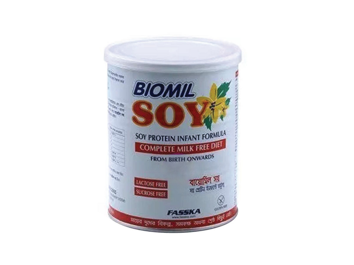 Biomil Soy Complete Baby Milk Free Diet (From Birth Onwards) Tin - 400g (BD)