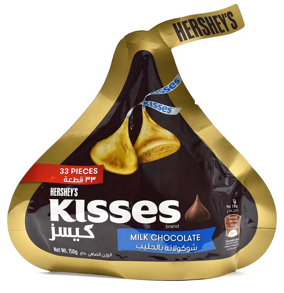Hersheys Kisses Milk Chocolate 33 Pcs - 150g (Malaysia)