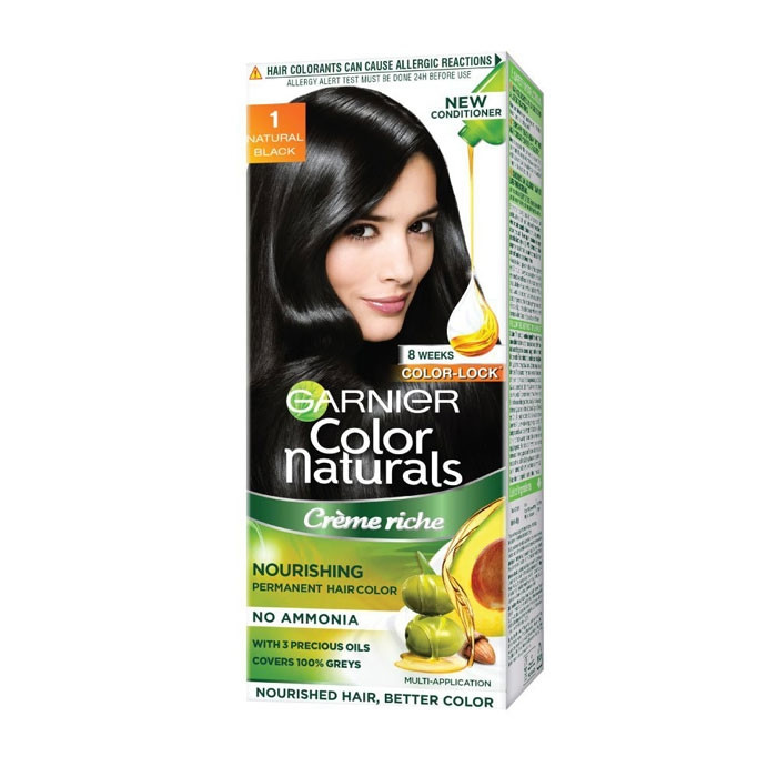 Garnier Hair Color Natural Black 1 - (35ml + 30g)