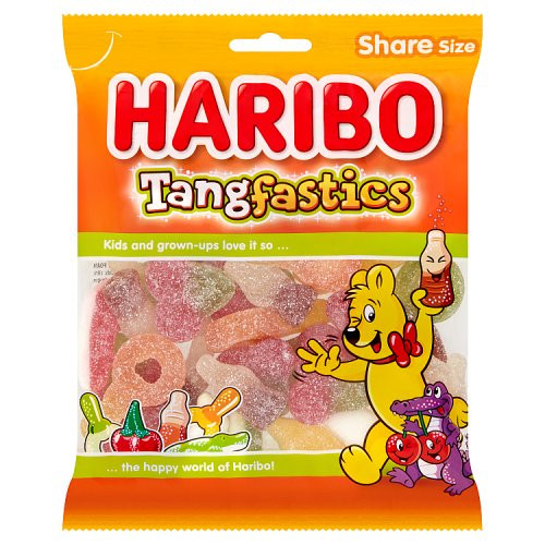 Haribo Tangfastics Jelly Sweets Candy - 160g (Imported From UK)