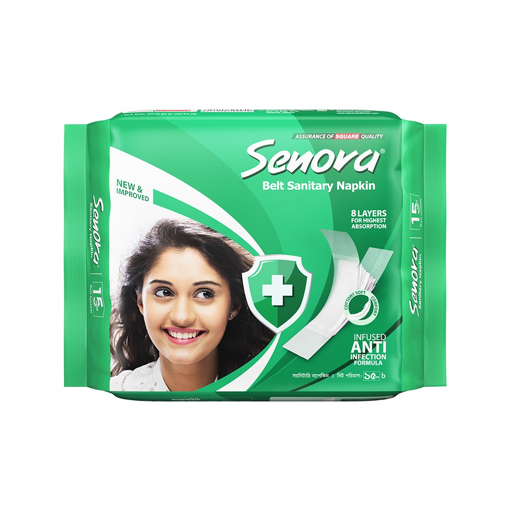 Senora Belt Sanitary Napkin - 15 Pads