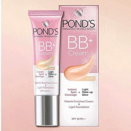 Ponds Light BB+ Cream Ivory SPF 30 - 18g (India)