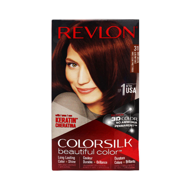 Revlon Colorsilk Beautiful Hair Color - 31 Dark Auburn (USA)