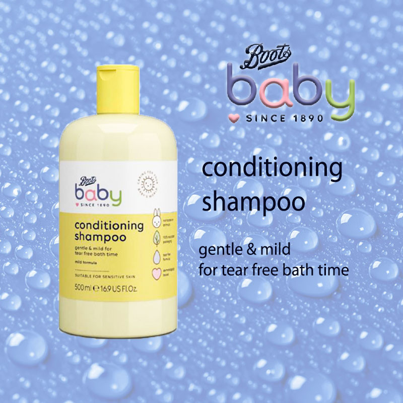 Boots Baby Conditioning Shampoo Gentle & Mild - 500ml (UK)
