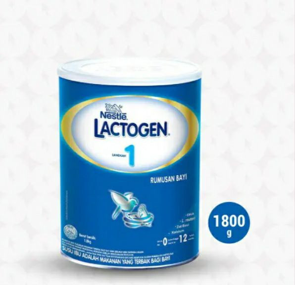 Nestle Lactogen 1 Baby Formula Milk (0-12 Months) - 1800g (Imported From Malaysia)
