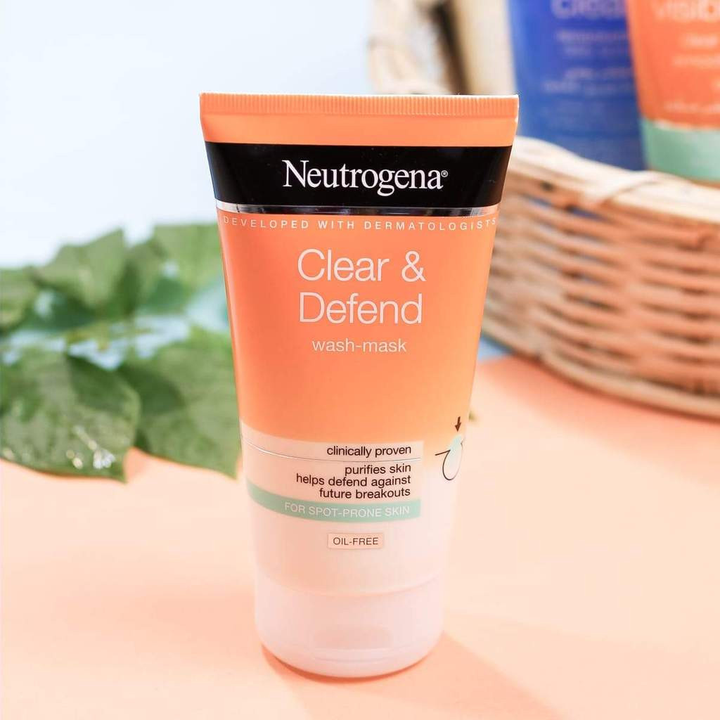 Neutrogena Clear & Defend Wash Mask - 150ml (France)