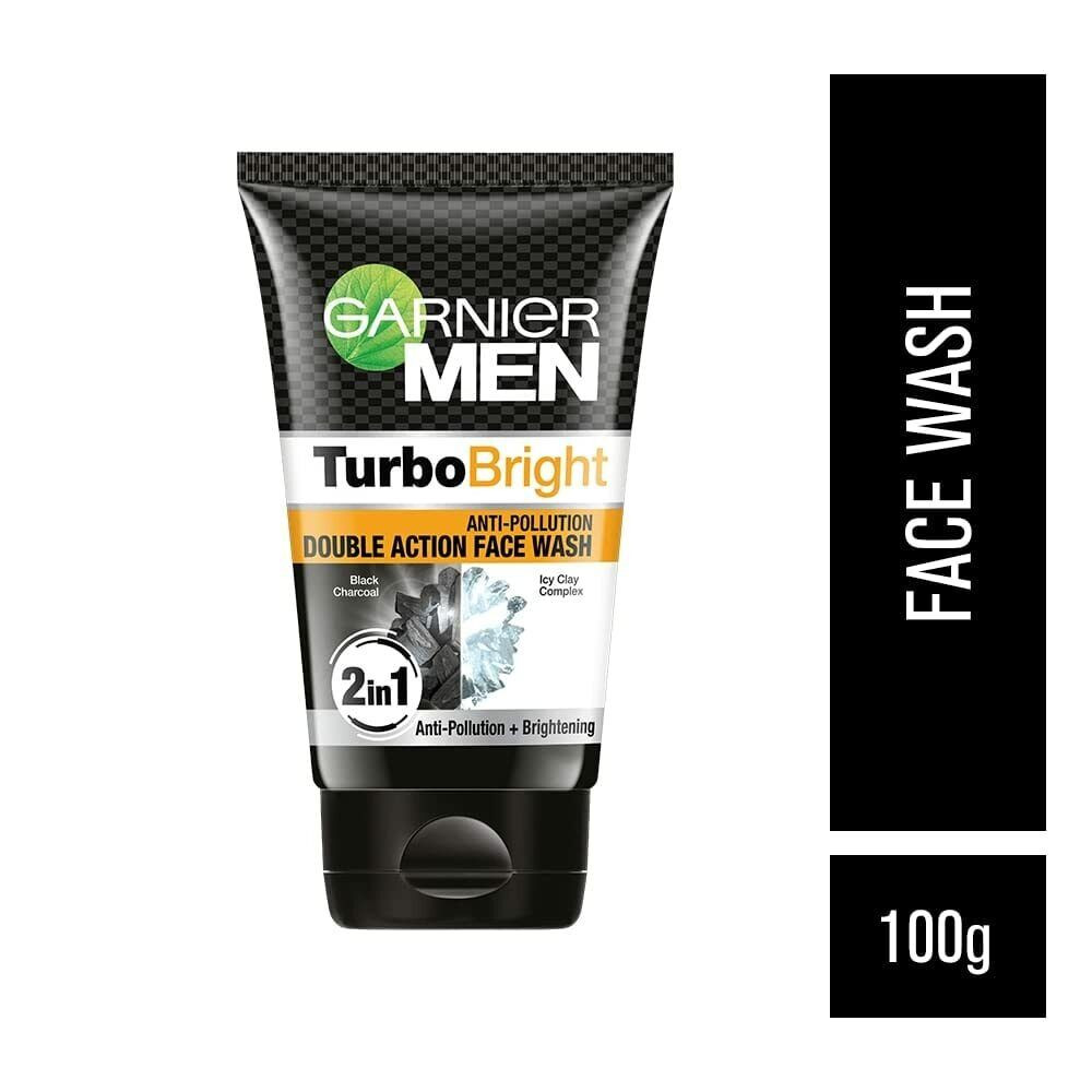 Garnier Men Turbo Bright Anti-Pollution Face Wash - 50g