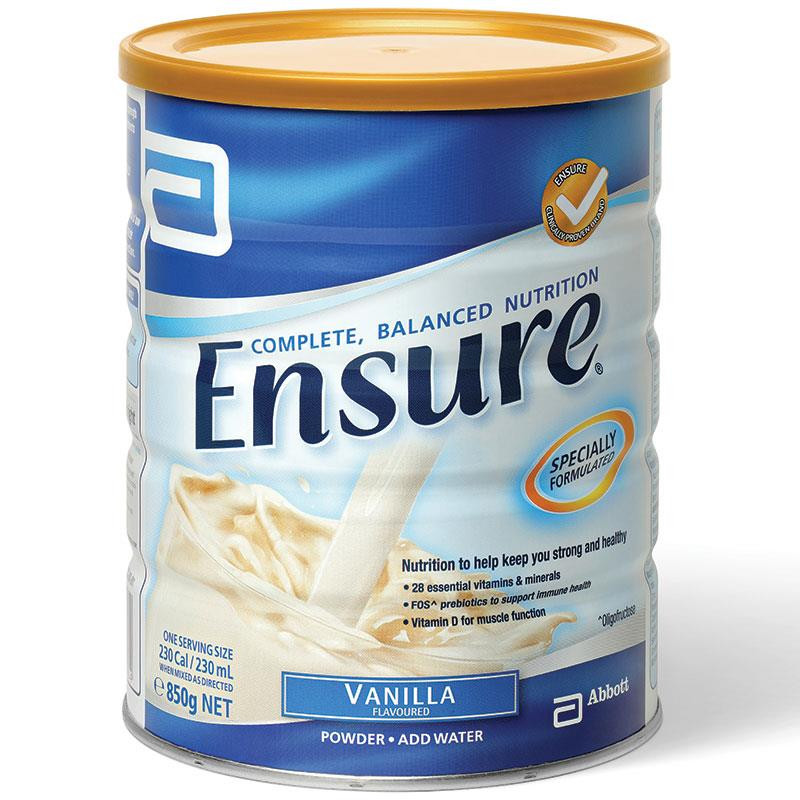 Ensure Vanilla Flavoured Nutritional Supplement - 850g (Netherlands)
