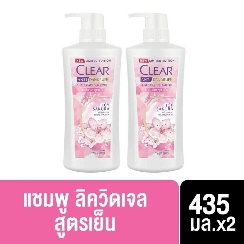 Clear Anti Dandruff Icy Sakura Shampoo - 435ml