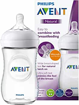 Philips Avent Plastic Natural Baby Feeding Bottle (SCF033/20) - 260ml (Indonesia)