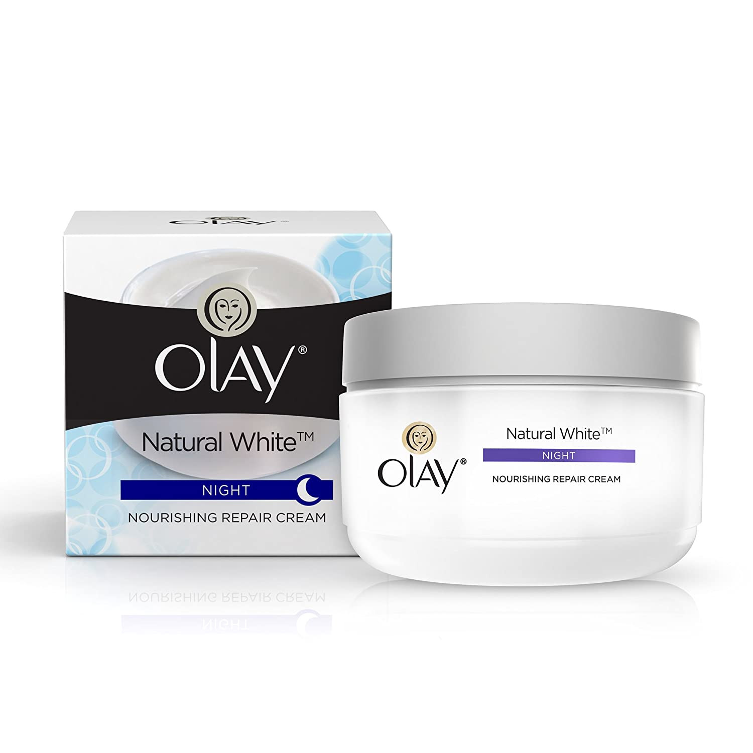 Olay Natural White Night Cream - 50g (Thailand)