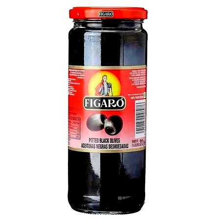 Figaro Pitted Black Olives - 340g (Spain)