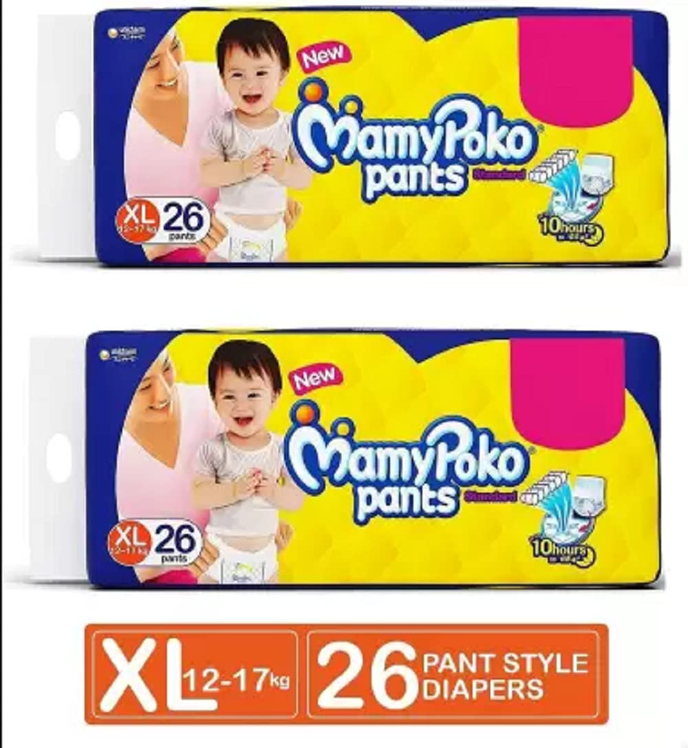 MamyPoko Pants Baby Diaper Standard (12-17KG) XL26